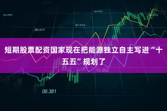短期股票配资国家现在把能源独立自主写进“十五五”规划了