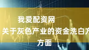 我爱配资网        2、关于灰色产业的资金洗白方面