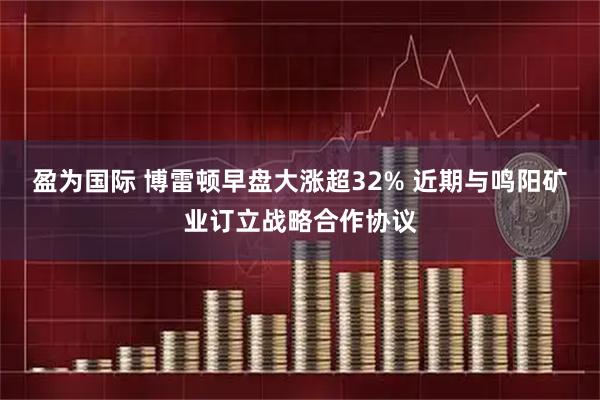 盈为国际 博雷顿早盘大涨超32% 近期与鸣阳矿业订立战略合作协议